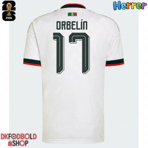 Mexico Orbelin Pineda #17 Udebanetrøje VM 2026 Kort ærmer